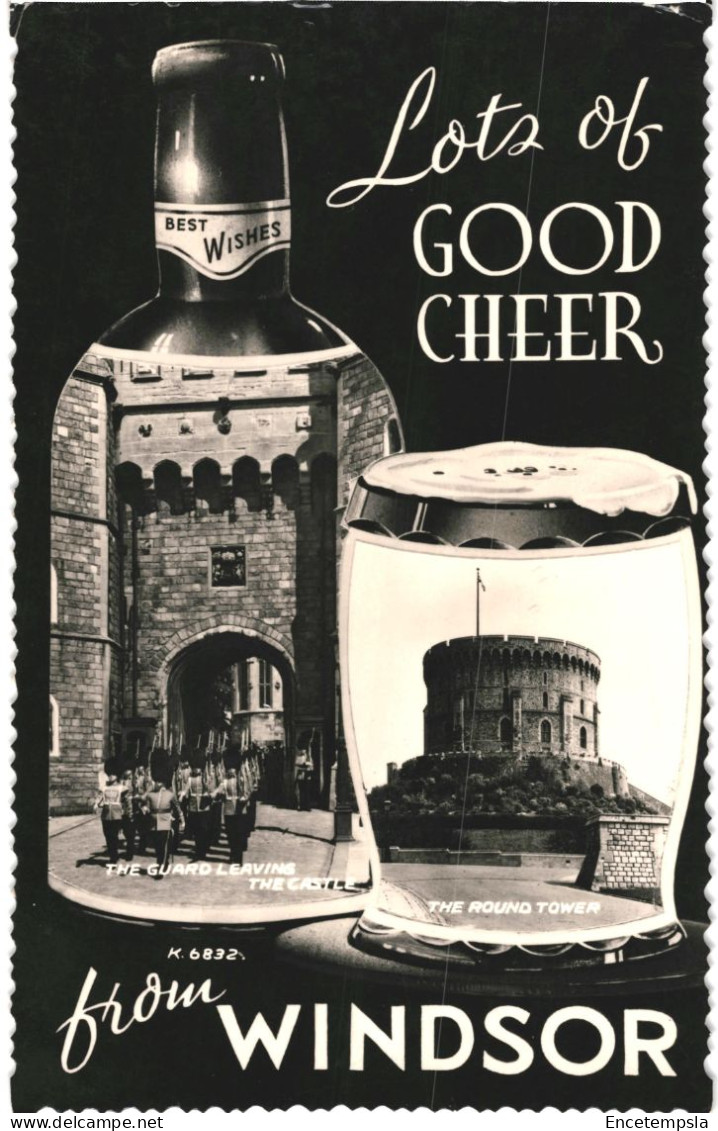 CPA Carte Postale Royaume Uni Windsor :Lots Of Good Cheer Fom Windsor 1955 VM80224 - Windsor
