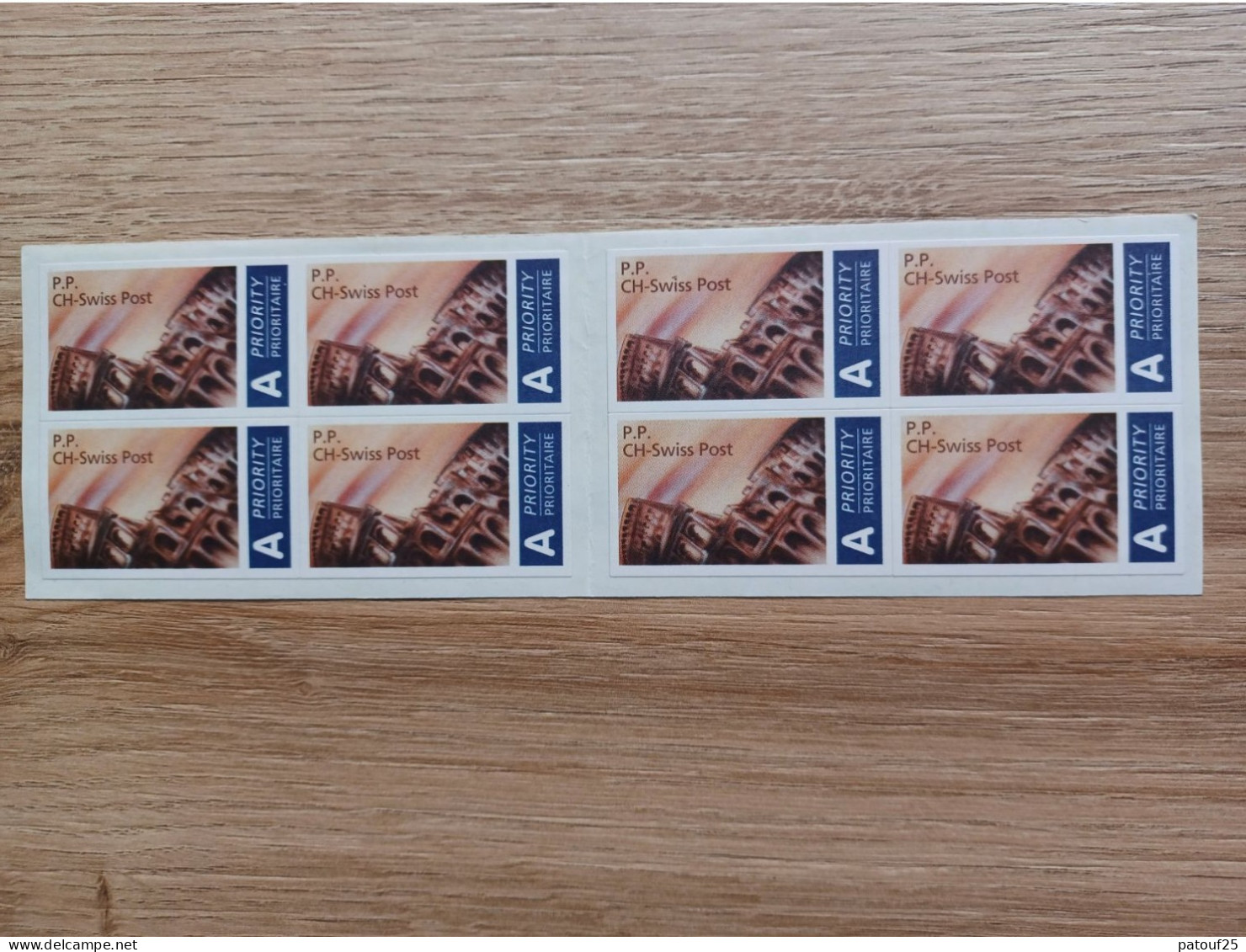 Bloc Timbres Affranchissements Pour Cartes Postales Pp-ch-swiss Post Neuf - Neufs