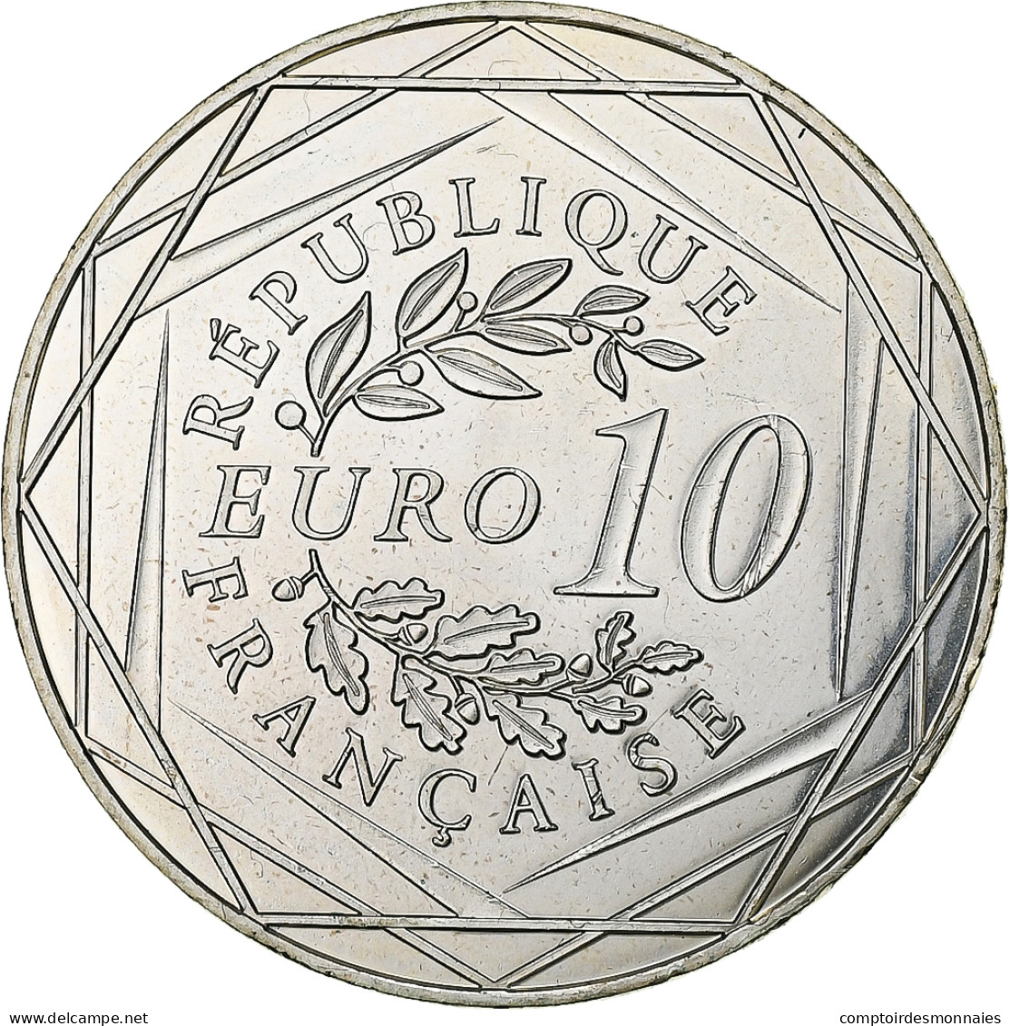 France, 10 Euro, Coq, 2015, Monnaie De Paris, Argent, SPL+ - France