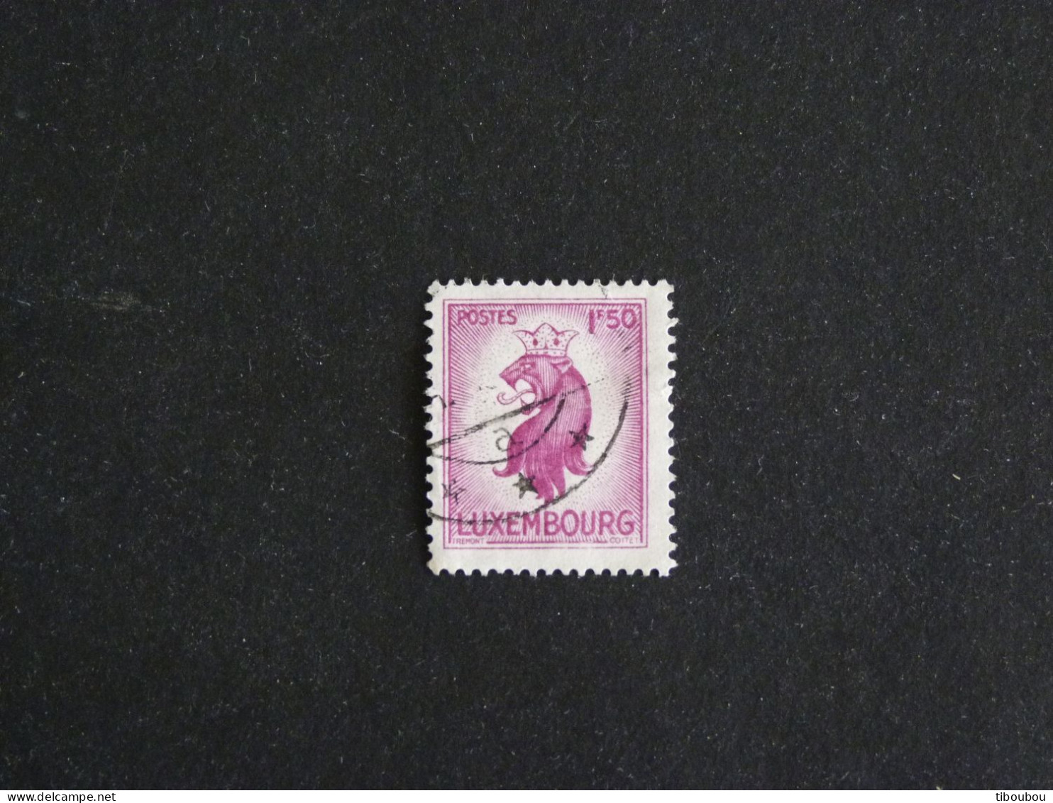 LUXEMBOURG LUXEMBURG YT 365 OBLITERE - LION - Used Stamps