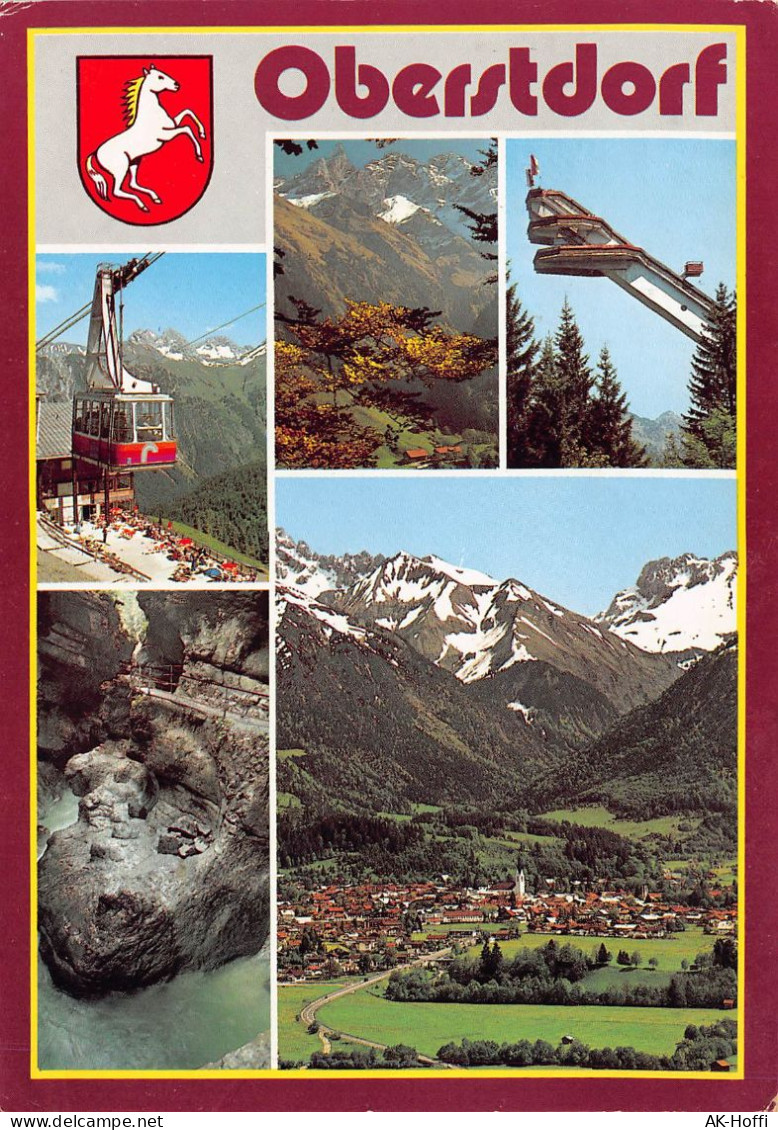 Oberstdorf - Seilbahn Skisprungschanze Ortsansichten - Oberstdorf