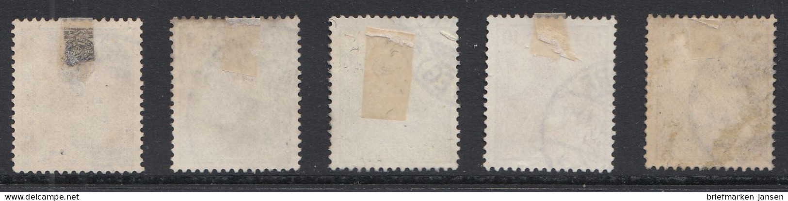 D,Dt.Reich Mi.Nr. 53 - 62, Freim. Germania, Gestempelt - Unused Stamps