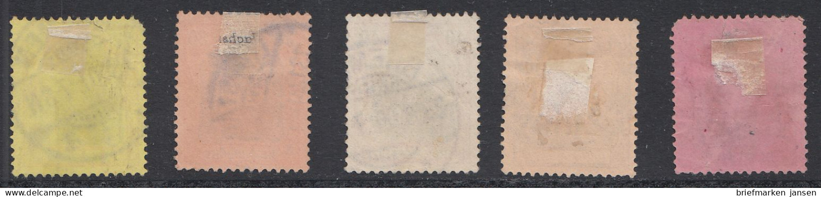 D,Dt.Reich Mi.Nr. 53 - 62, Freim. Germania, Gestempelt - Unused Stamps