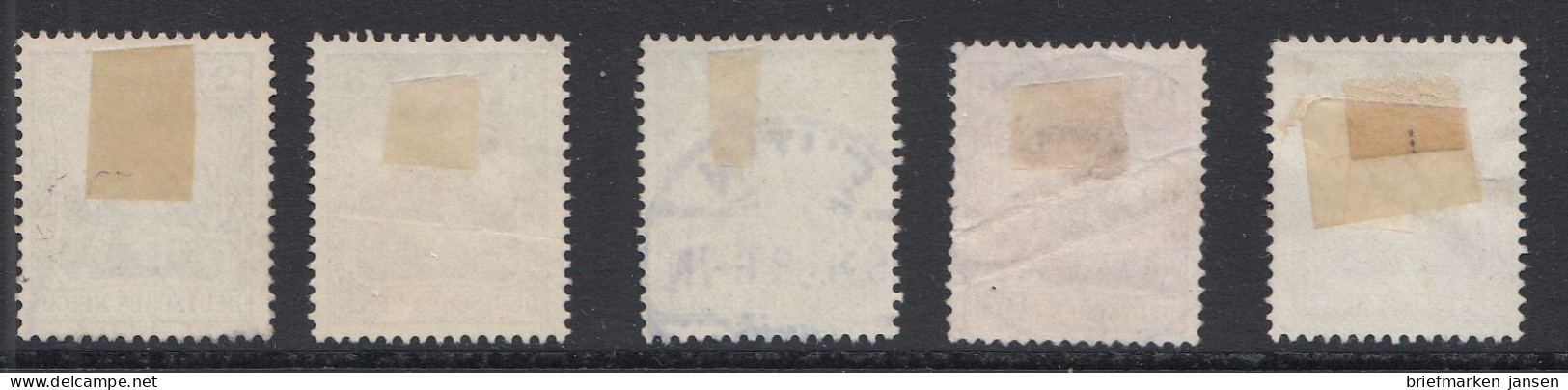 D,Dt.Reich Mi.Nr. 68-77, Freim. Germania, Gestempelt - Unused Stamps