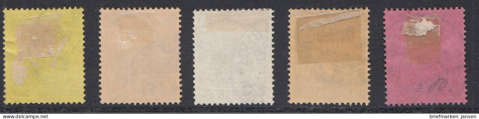 D,Dt.Reich Mi.Nr. 68-77, Freim. Germania, Gestempelt - Unused Stamps