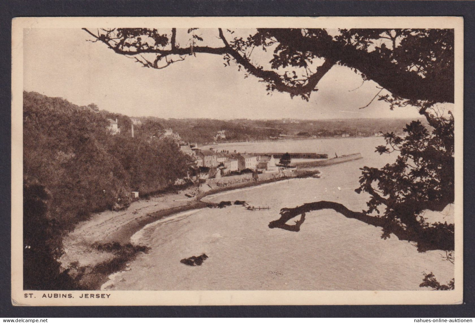 Großbritannien St. Aubins Jersey Ansichtskarte Anglesey Wales - Sonstige & Ohne Zuordnung