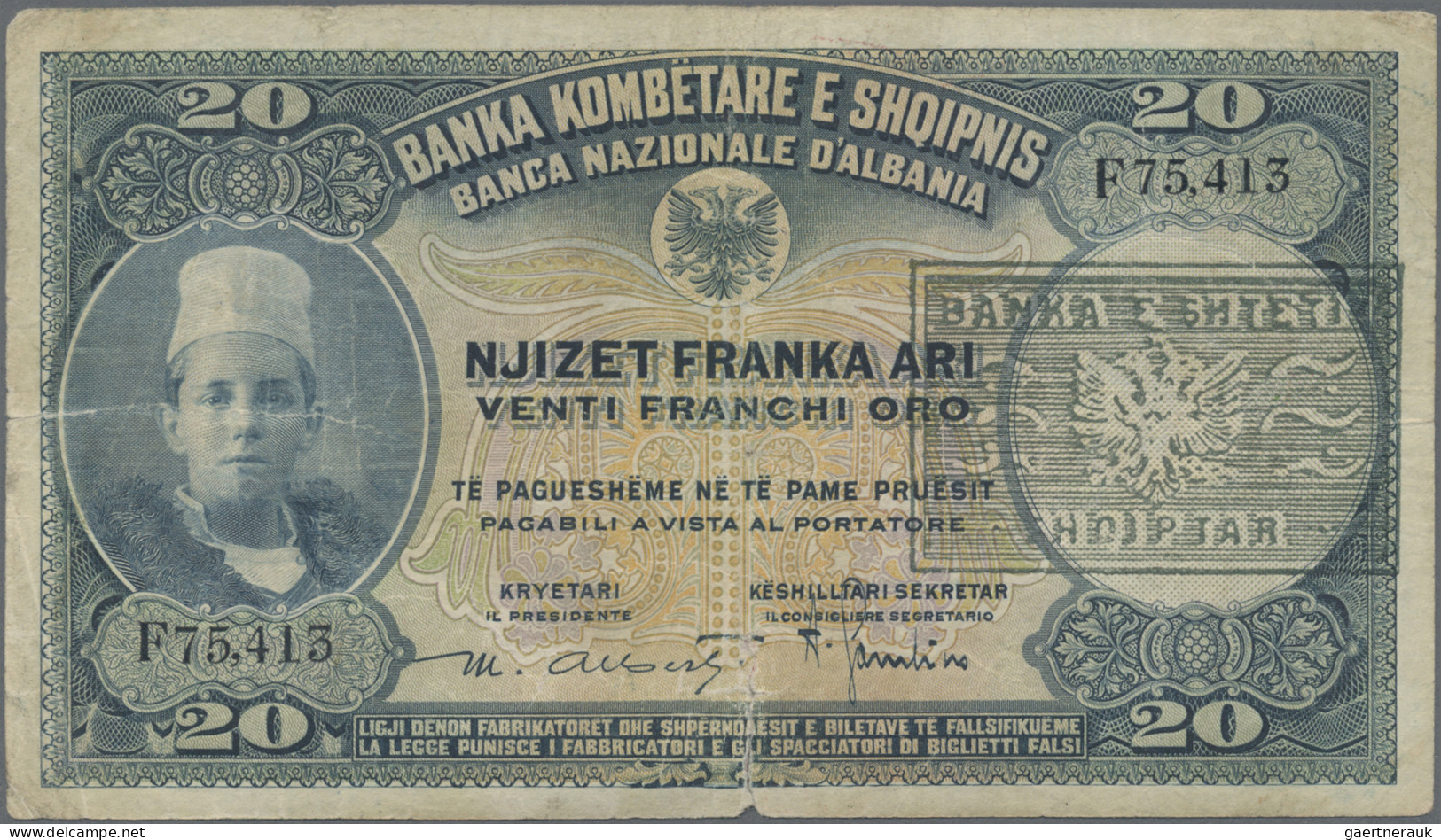 Albania: Banca Nazionale D'Albania And Banka E Shtetit Shqiptar, Lot With 5 Bank - Albania