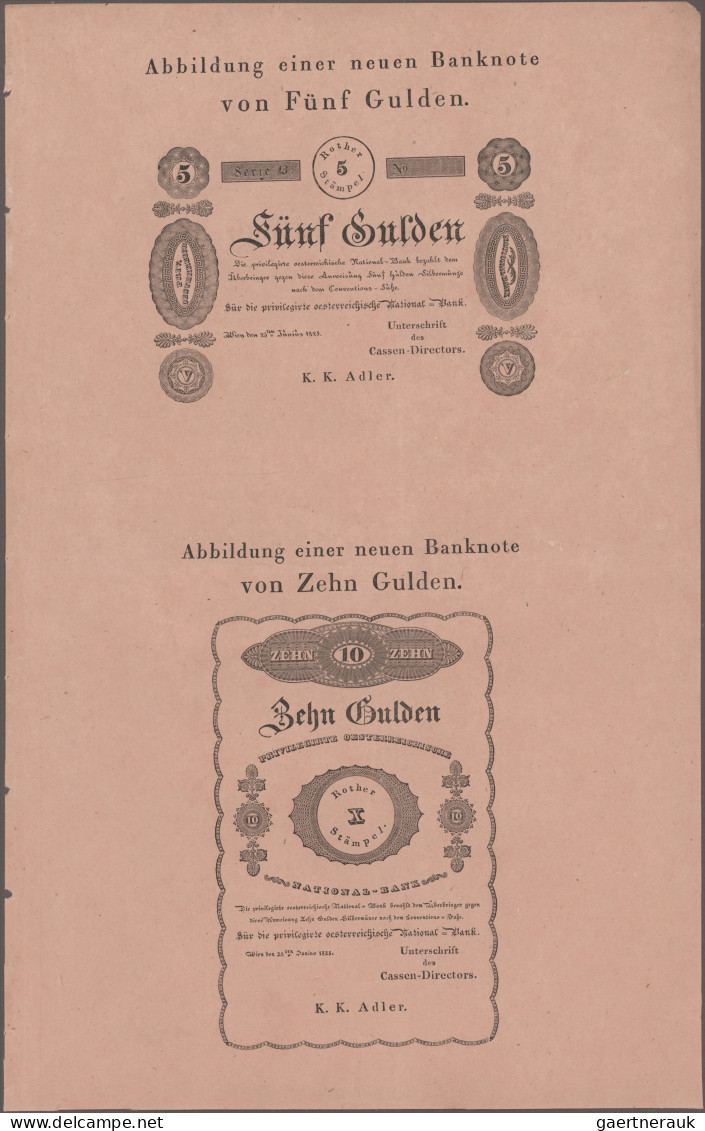 Austria: Privilegirte Oesterreichische National-Bank, Circular-Verordnung Vom 16 - Oesterreich