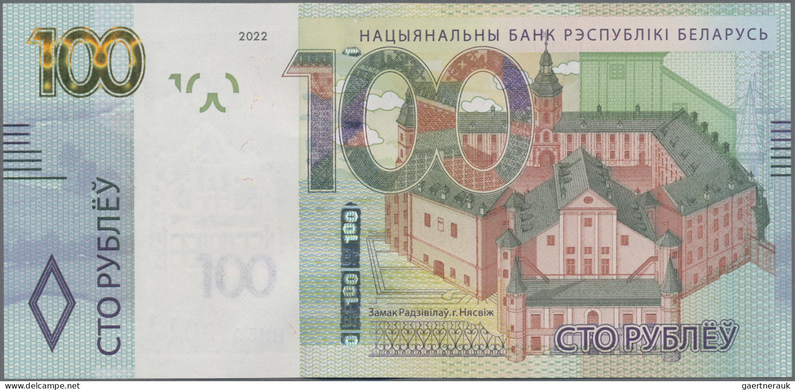Belarus: National Bank Of Belarus, Set With 7 Banknotes, Series 2019-2022, With - Belarus