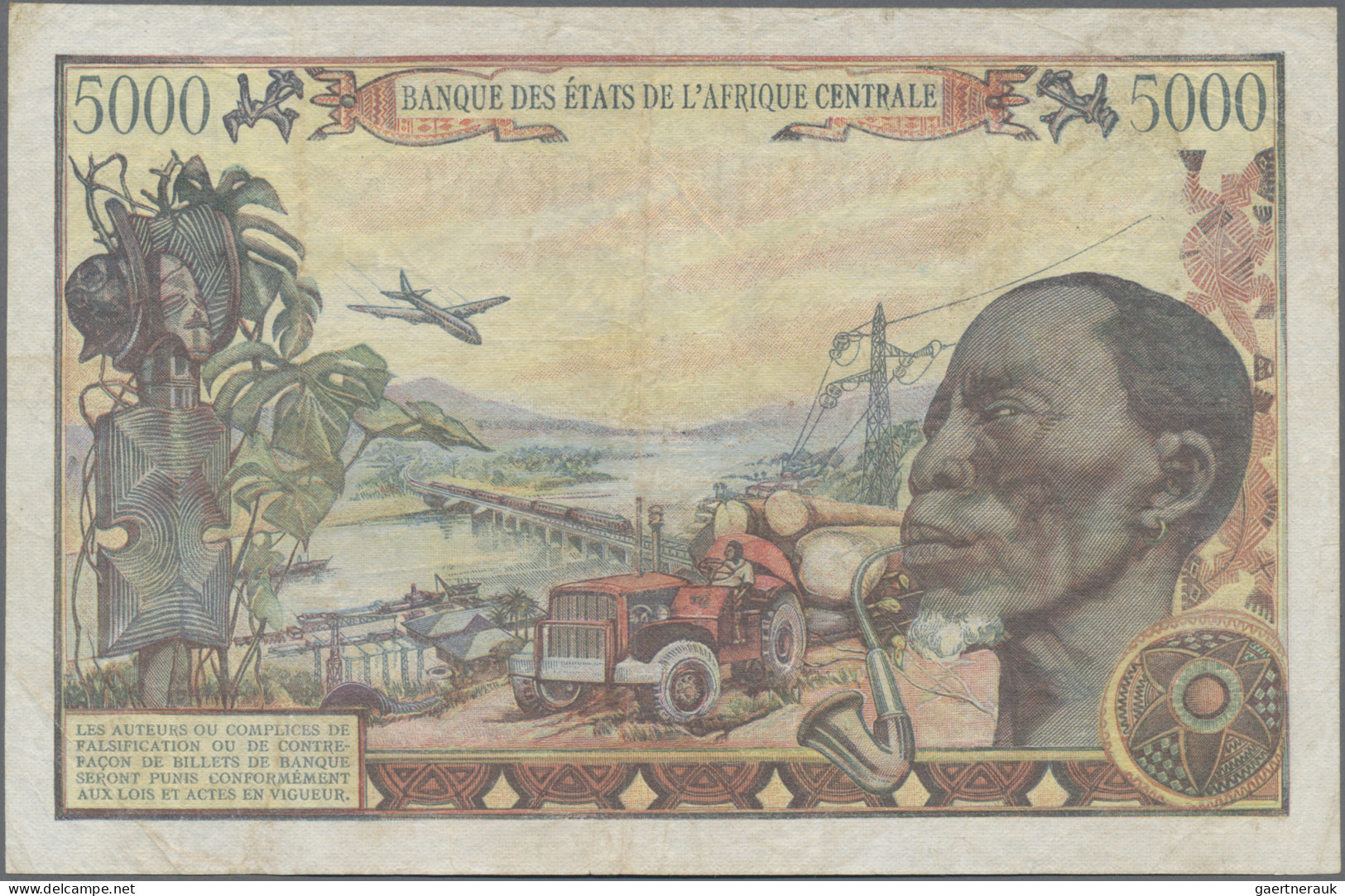 Central African Republic: Banque Des États De L'Afrique Centrale - République Ce - Centraal-Afrikaanse Republiek