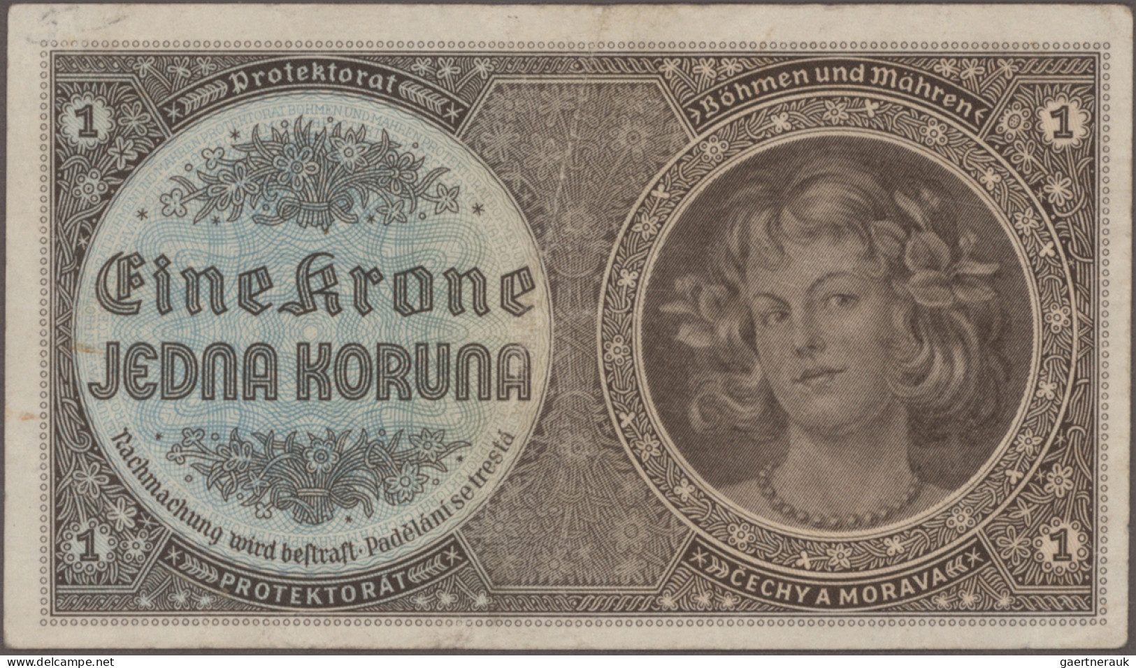 Czechoslovakia: Lot With 25 Banknotes And Bohemia, Czechoslovakia And Slovakia A - Tsjechoslowakije
