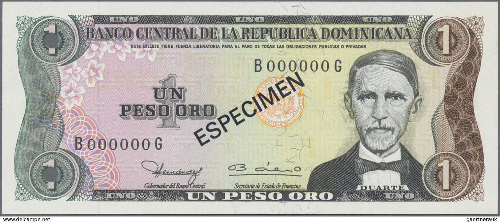 Dominican Republic: Banco Central De La República Dominicana, Lot With 1, 50 And - Repubblica Dominicana