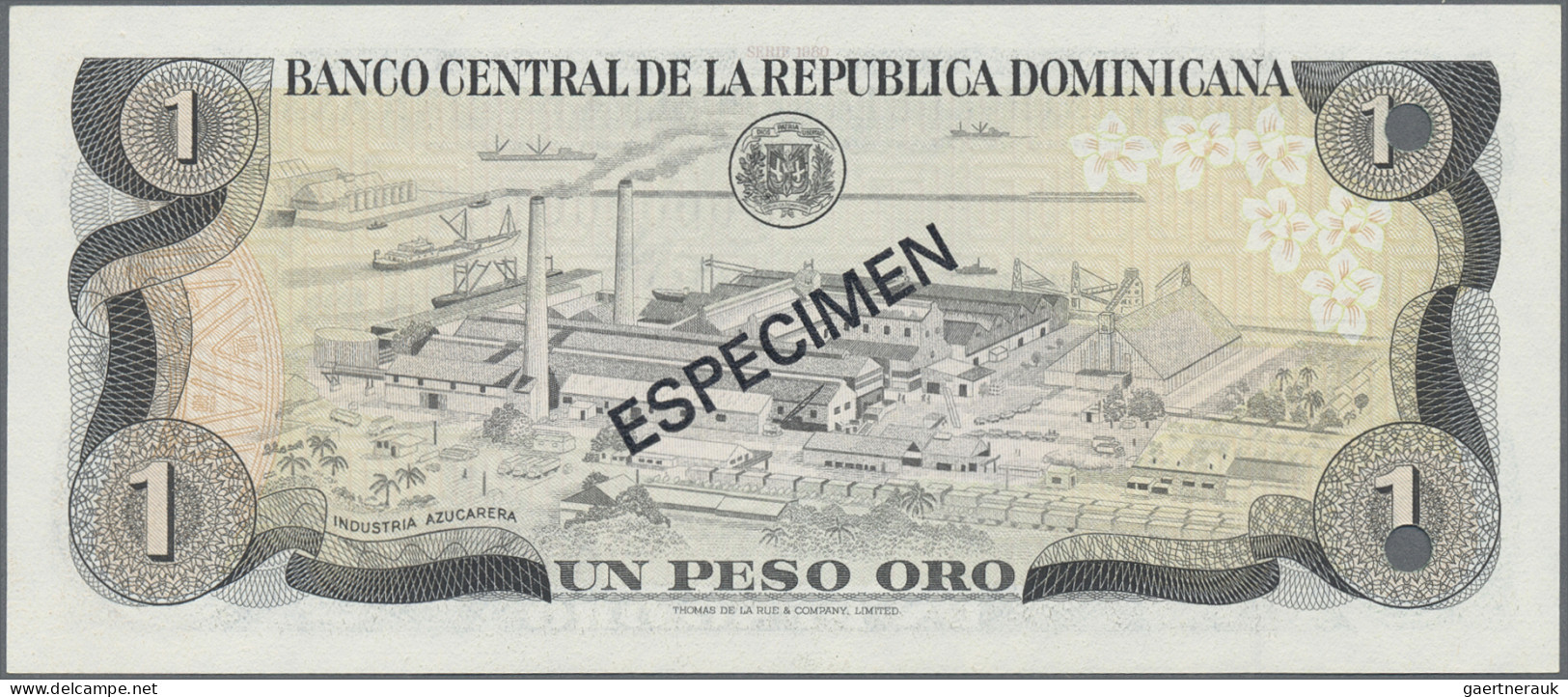 Dominican Republic: Banco Central De La República Dominicana, Lot With 1, 50 And - Dominicana