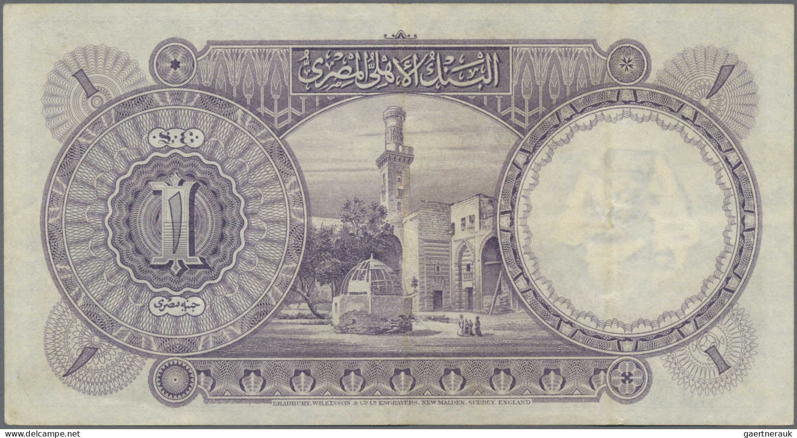 Egypt: National Bank Of Egypt, 1 Pound 4th July 1926, P.20, Very Popular Banknot - Egypte