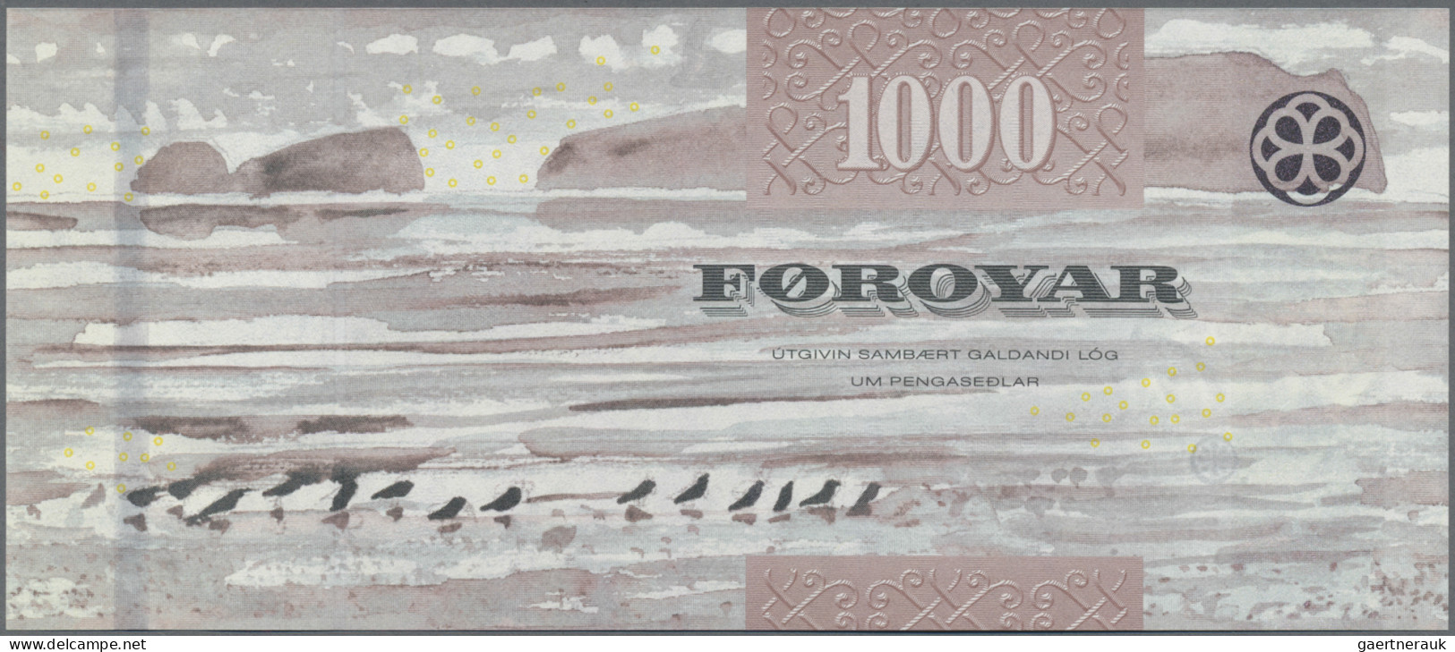 Faeroe Islands: Faeroe Islands Government, Full Set With 5 Banknotes, Series 201 - Faeroër