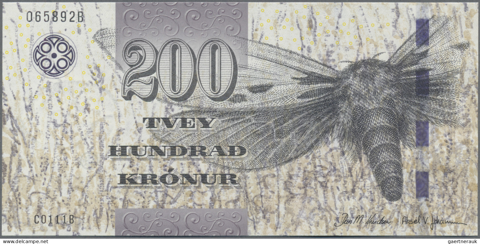 Faeroe Islands: Faeroe Islands Government, Full Set With 5 Banknotes, Series 201 - Isole Faroer