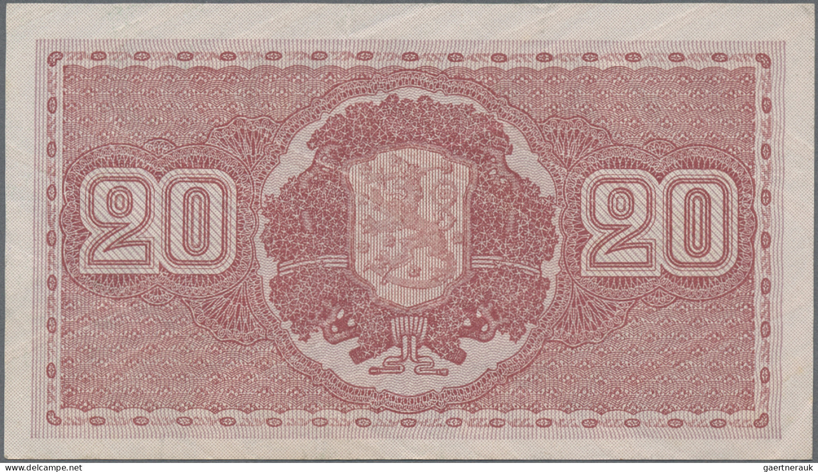 Finland: Finlands Bank, very nice lot with 6 banknotes, series 1909-1935, compri