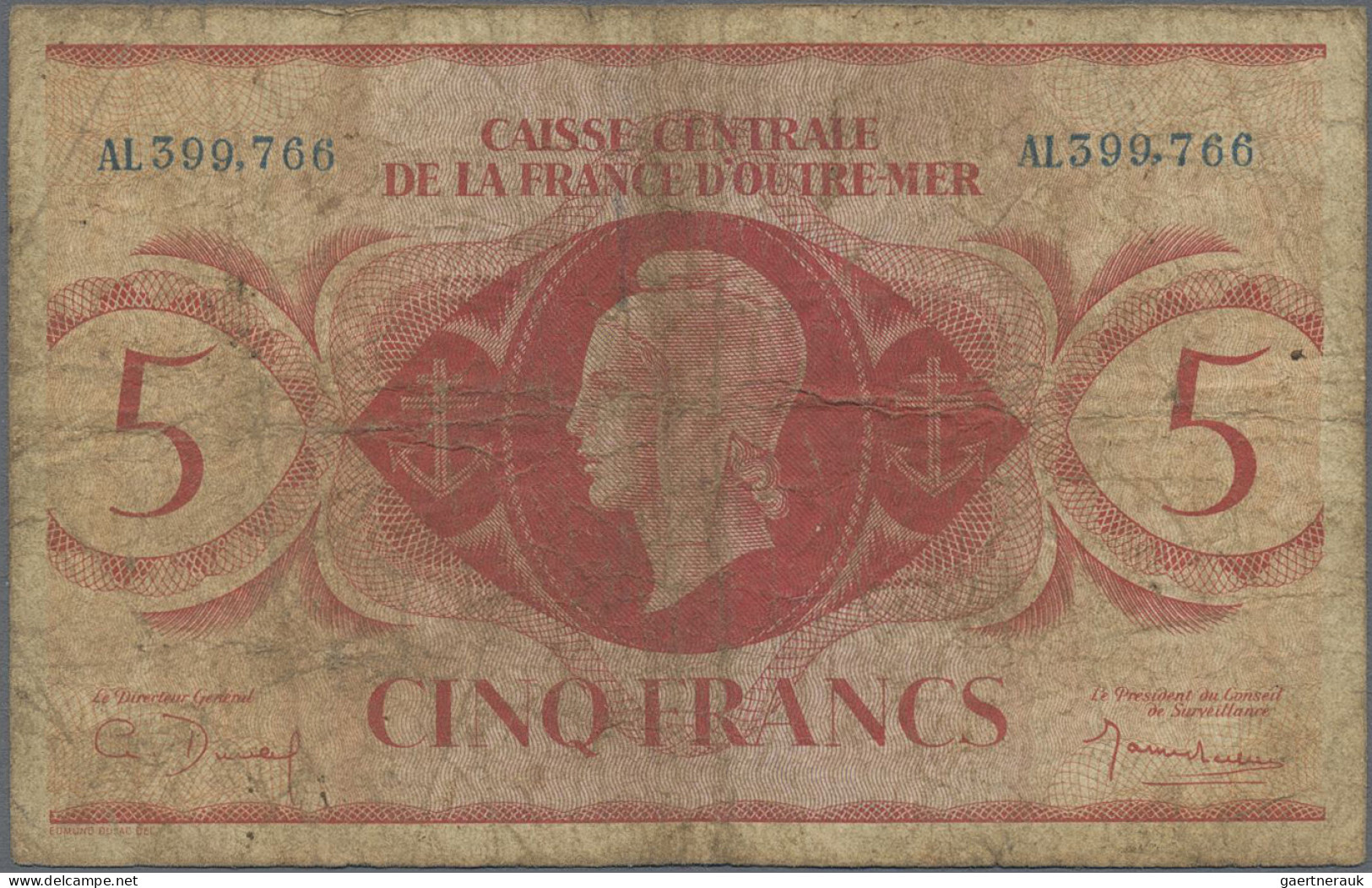 French Equatorial Africa: Caisse Centrale De La France D'Outre-Mer – FRENCH EQUA - Guinea Equatoriale