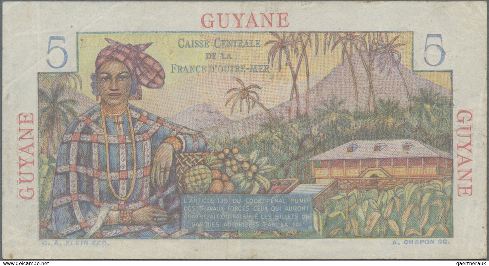 French Guiana: Banque De La Guyane And Caisse Centrale De La France D'Outre-Mer - Guyana Francese