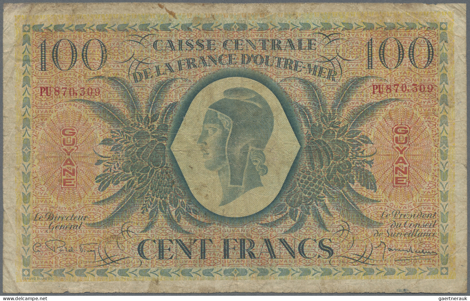 French Guiana: Banque De La Guyane And Caisse Centrale De La France D'Outre-Mer - Guyana Francese