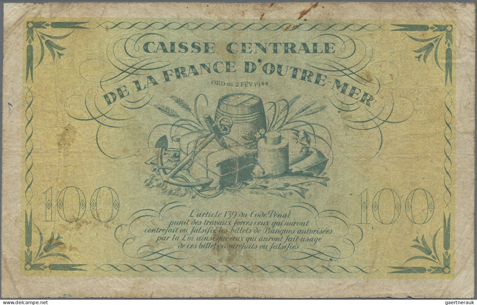 French Guiana: Banque De La Guyane And Caisse Centrale De La France D'Outre-Mer - Guyana Francese