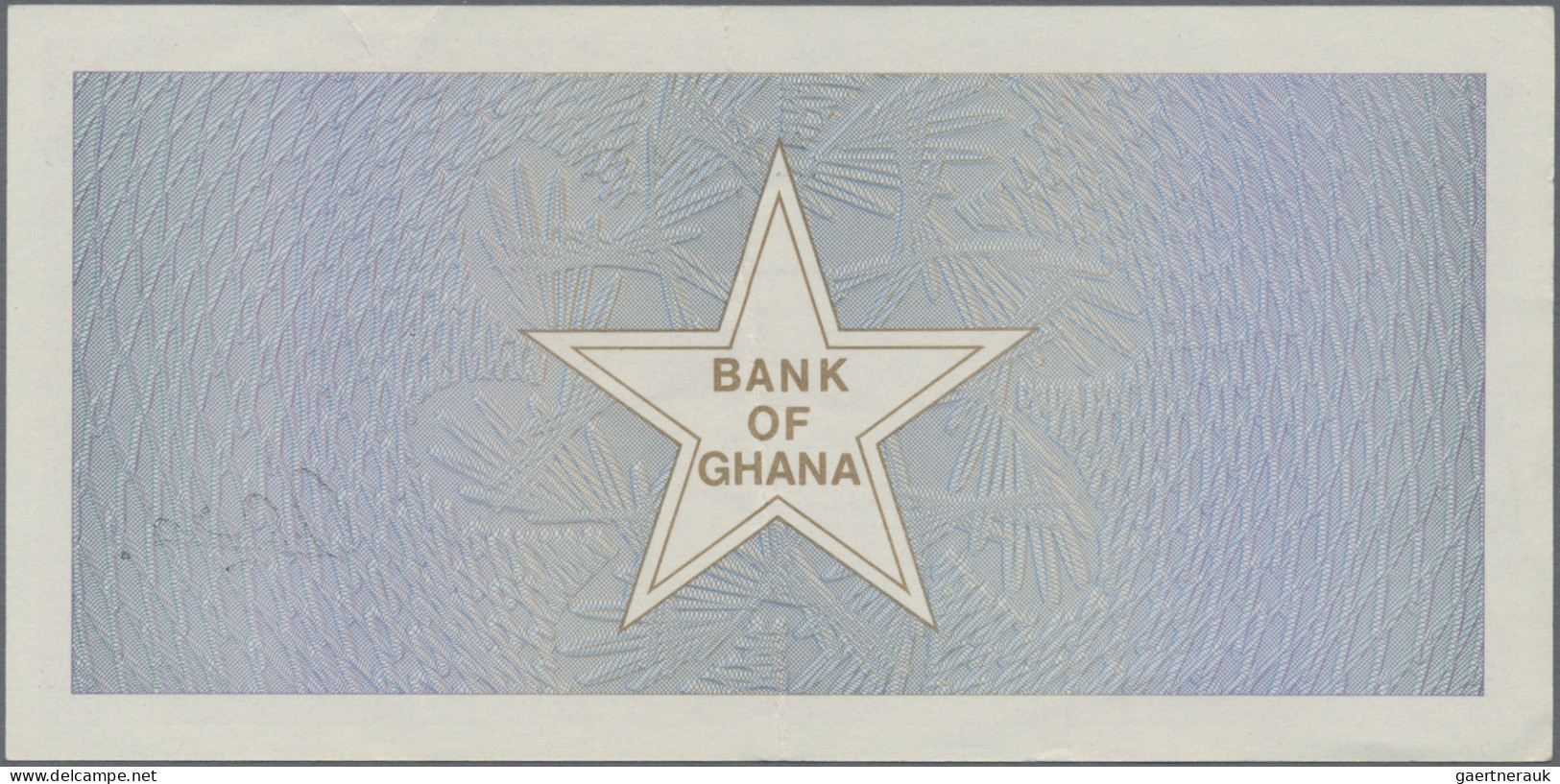 Ghana: Bank Of Ghana, Pair With 1 Cedi 1976 Bearer Premium Bond (P.NL, UNC) And - Ghana