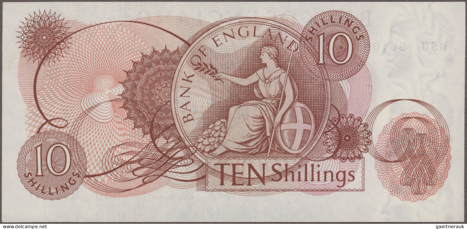Great Britain: Bank Of England, Very Nice Set With 8 Banknotes, Series ND(1960-7 - Andere & Zonder Classificatie