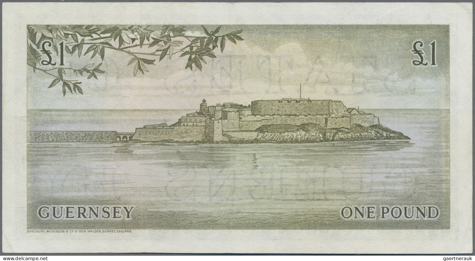 Guernsey: The States Of Guernsey, 1 Pound ND(1969-75, Signature Hodder, P.45b, S - Sonstige & Ohne Zuordnung