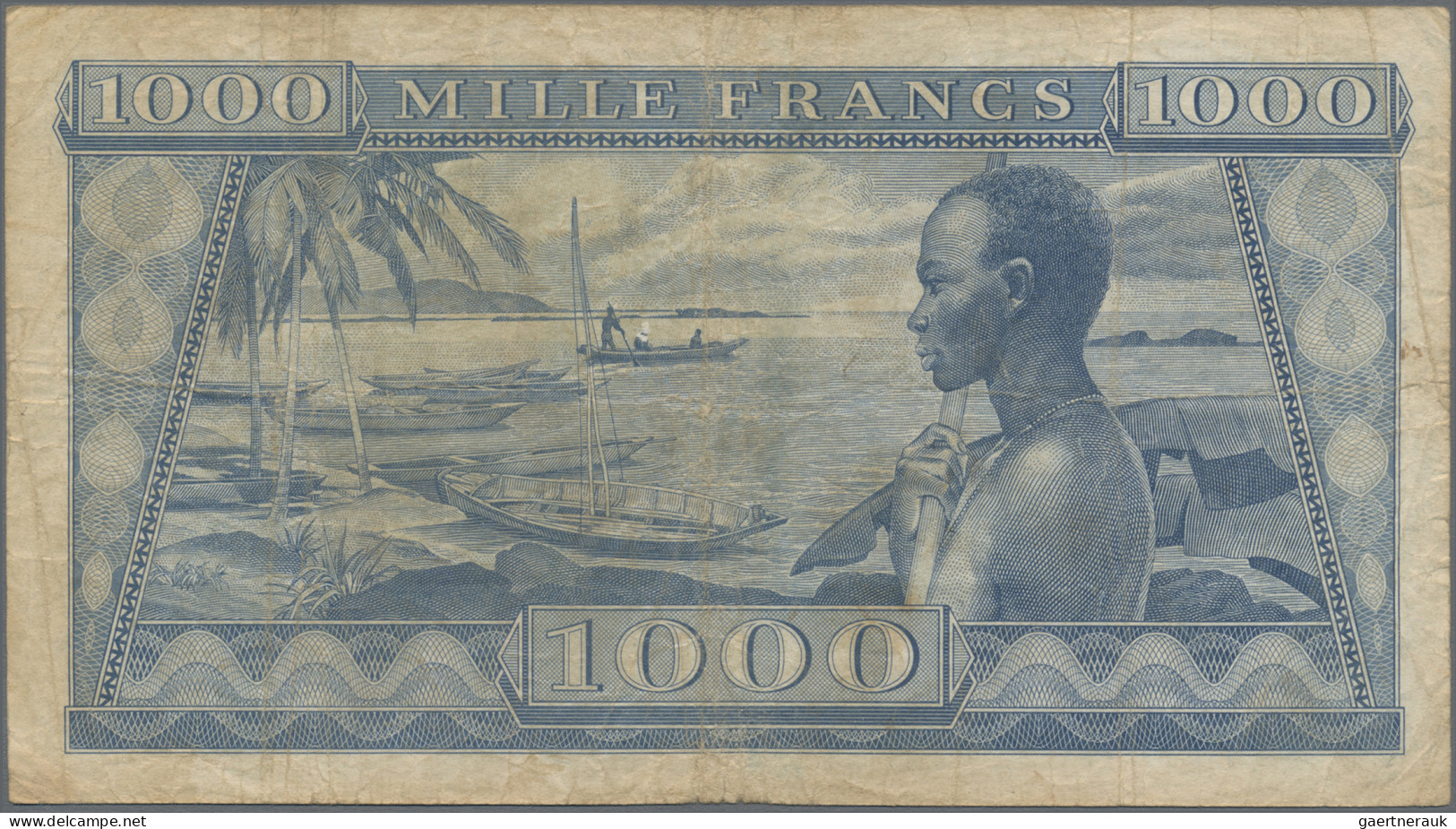 Guinea: Banque De La République De Guinée, Series 1958, Set With 50 Francs (P.6, - Guinee
