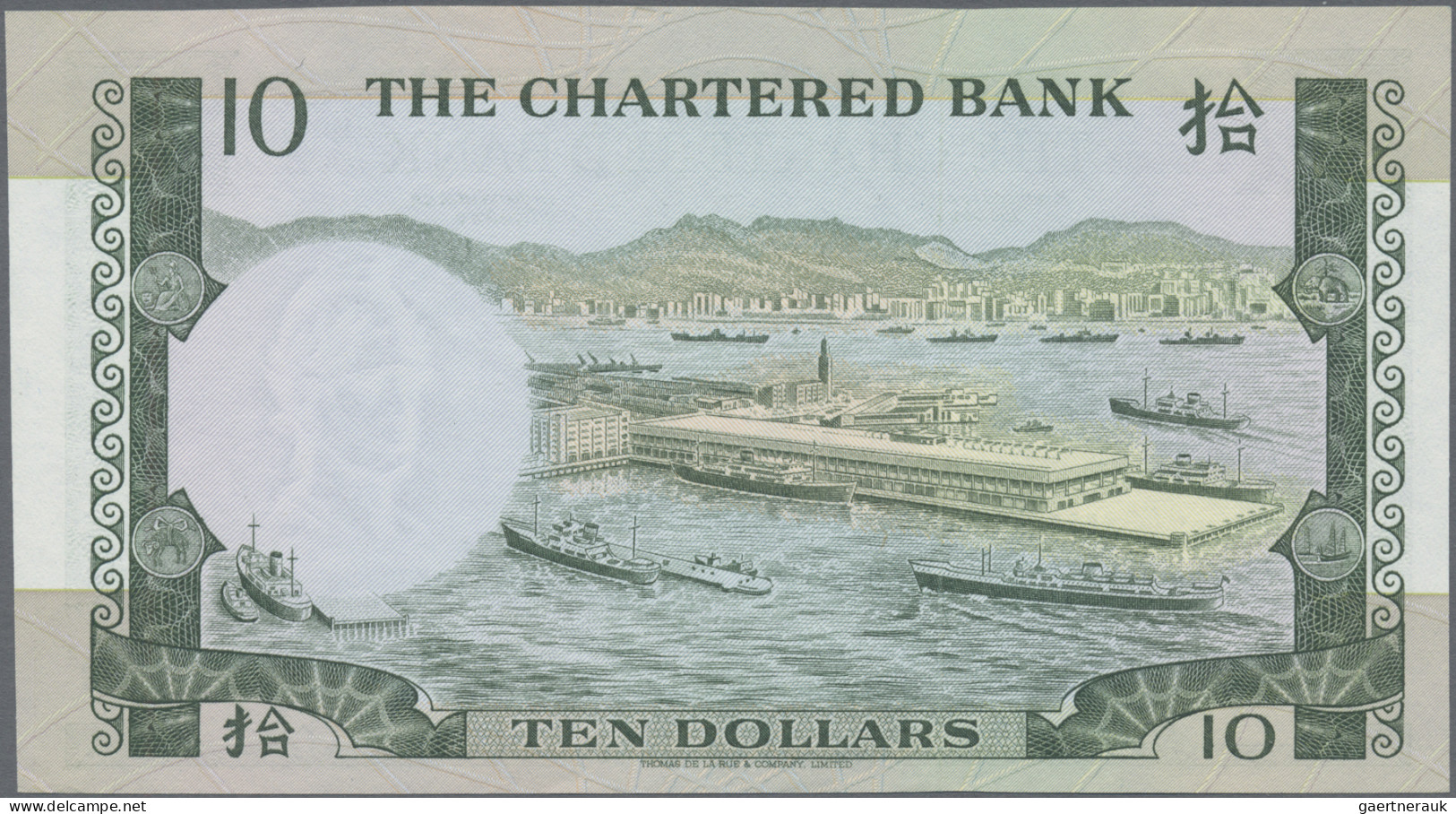 Hong Kong: The Chartered Bank Of Hong Kong, Set With 3 Banknotes, Comprising 10 - Hongkong