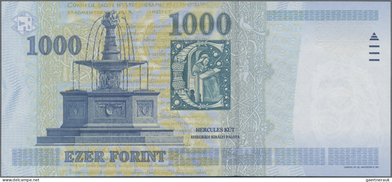 Hungary: Magyar Nemzeti Bank, Pair With 1.000- And 2.000-Forint Millennium Issue - Hungría