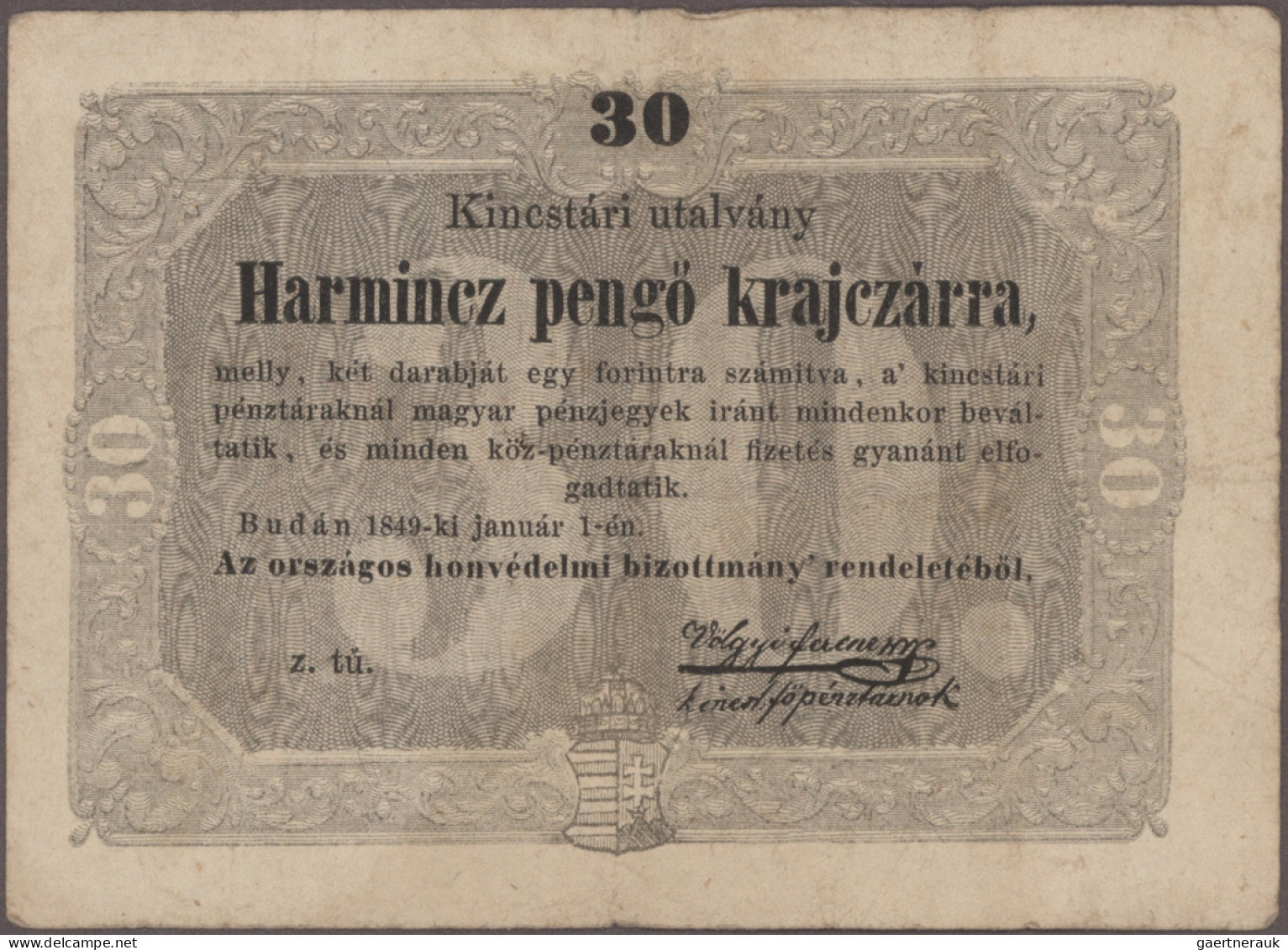 Hungary: Very Nice Lot With 48 Banknotes And Notgeld, Comprising For Example Cit - Hongarije