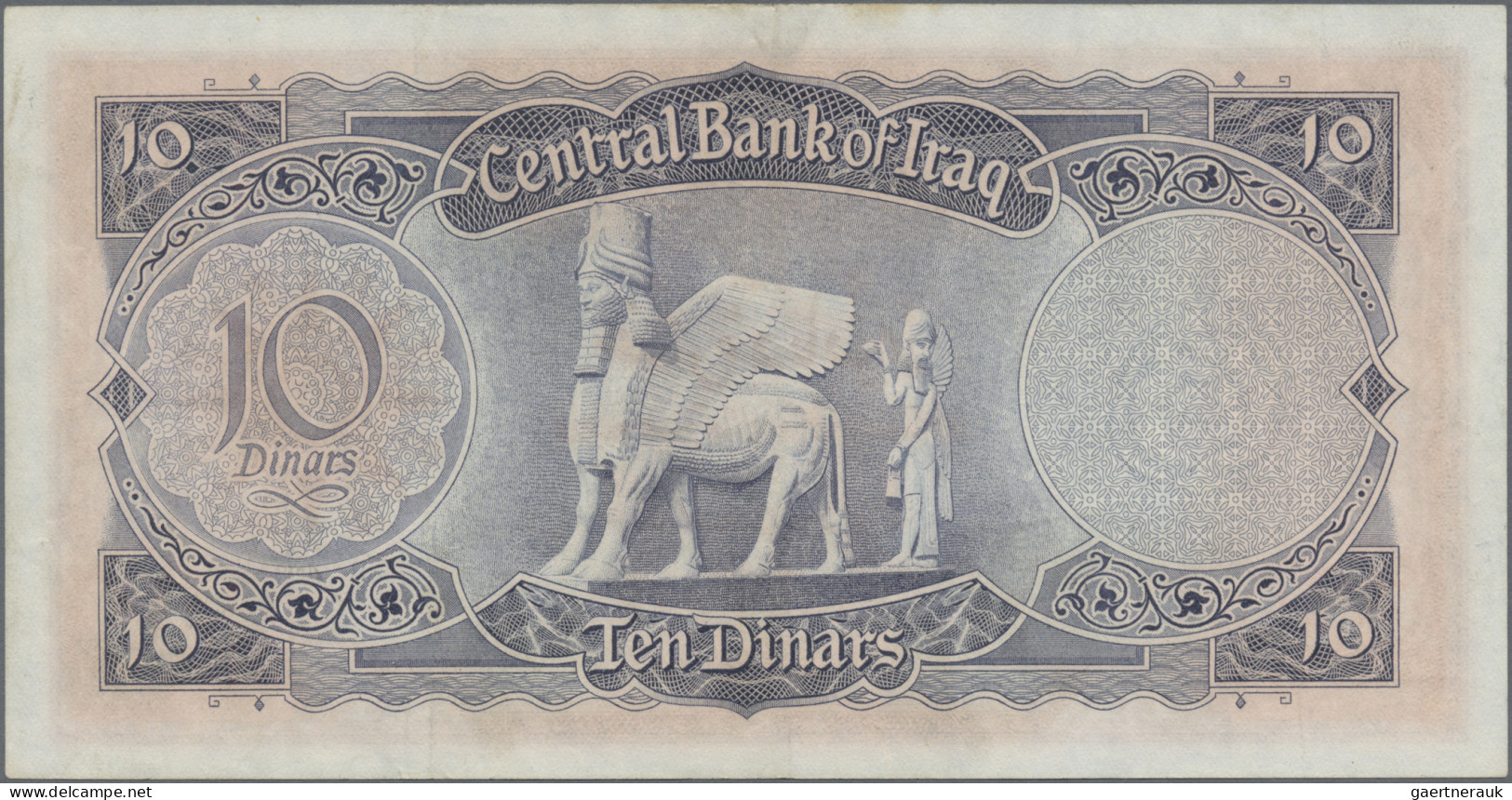 Iraq: Central Bank Of Iraq, Lot With 3 Banknotes, 1, 5 And 10 Dinars 1959, P.53 - Irak