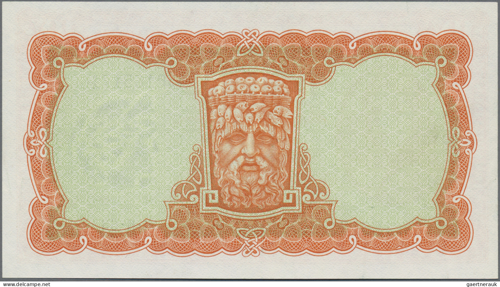 Ireland: Central Bank Of Ireland, 10 Shillings 1968, P.63a, Very Soft Vertical B - Ireland