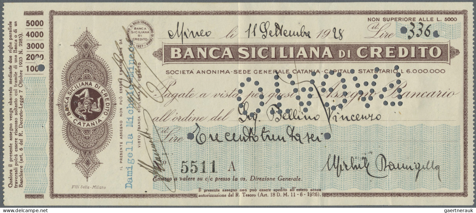 Italy: 1944/1990 (ca.), Ex Pick 31-119, Quantity Lot With 1204 Banknotes In Good - Other & Unclassified