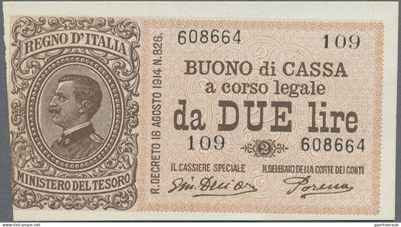 Italy: Regno D'Italia, State & Treasury Notes, Lot With 25 Banknotes, Series 187 - Autres & Non Classés