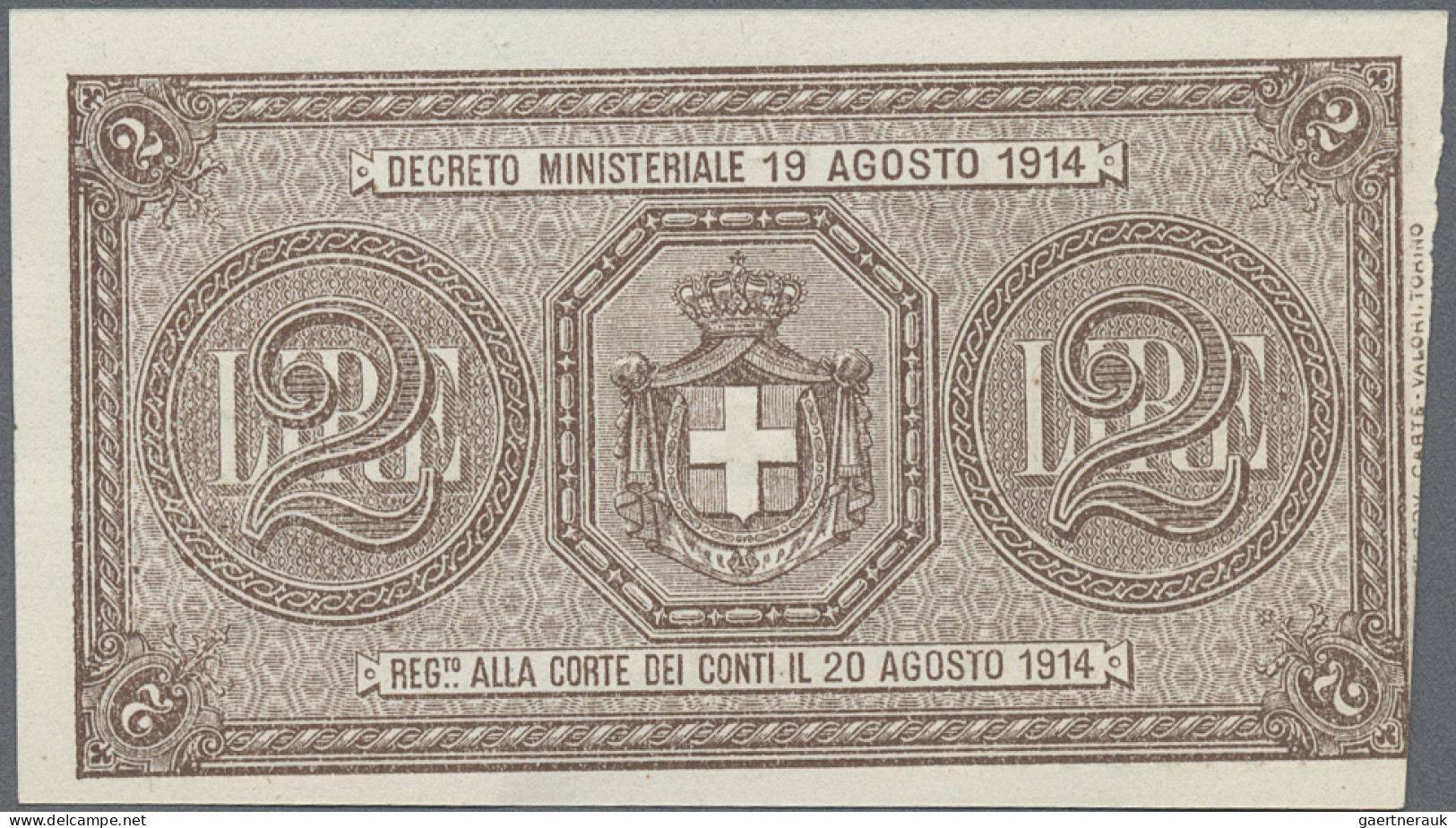Italy: Regno D'Italia, State & Treasury Notes, Lot With 25 Banknotes, Series 187 - Other & Unclassified