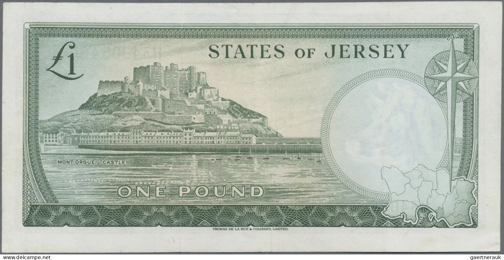 Jersey: The States Of Jersey, 1 Pound ND(1963), Signature J. Clennett, P.8b, Tin - Sonstige & Ohne Zuordnung