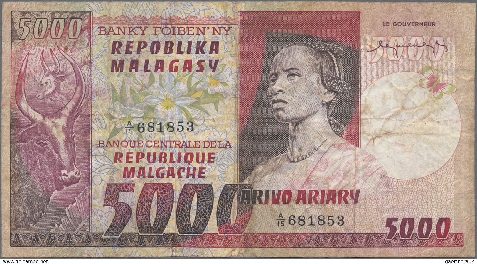 Madagascar: Banky Foiben'ny Repoblika Malagasy / Banque Centrale De La Républiqu - Madagaskar