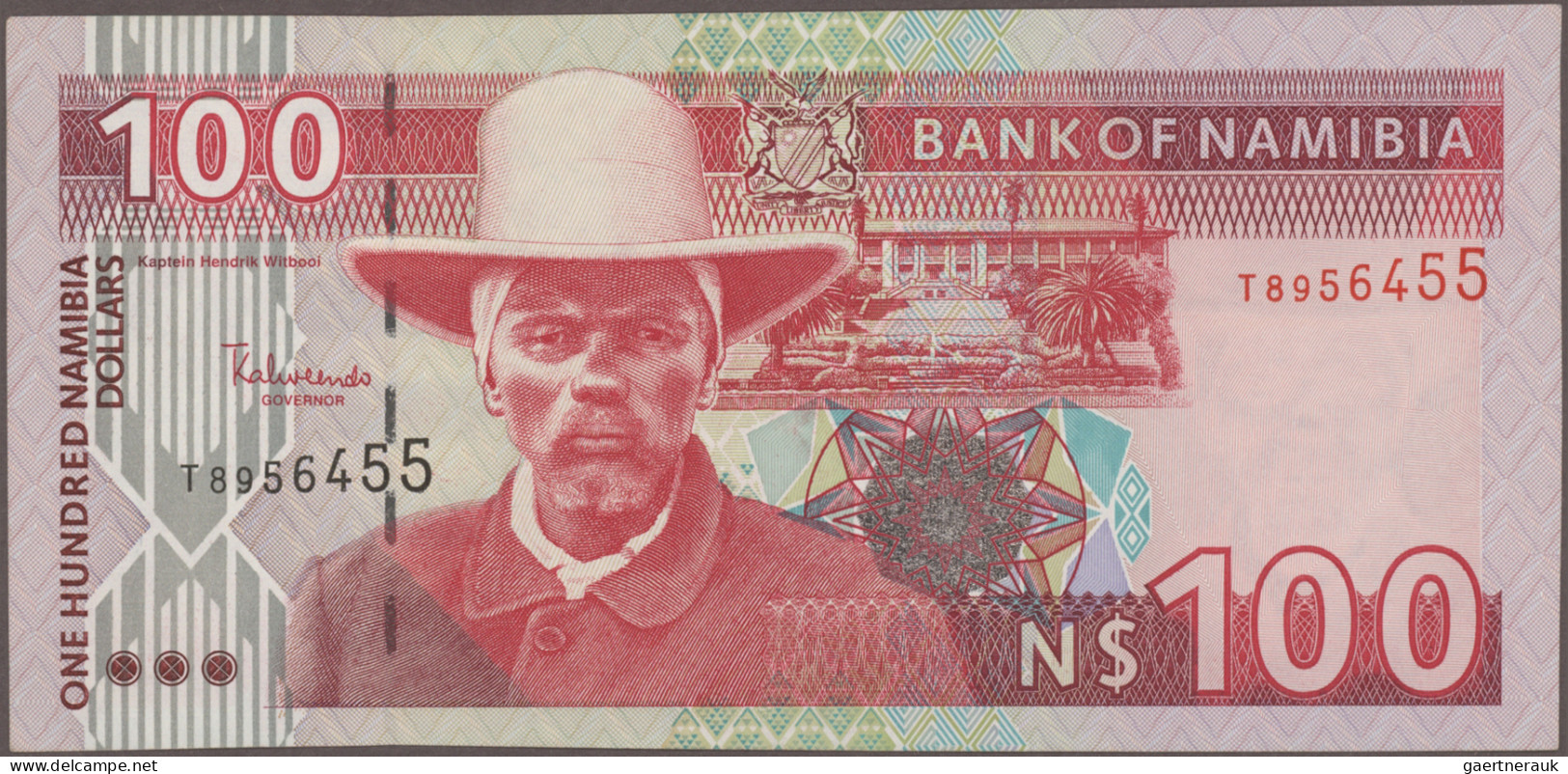 Namibia: Bank Of Namibia, Lot With 16 Banknotes, Series 1993-2001, With 10, 50 A - Namibia
