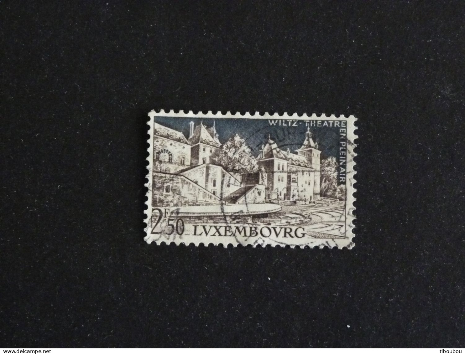 LUXEMBOURG LUXEMBURG YT 551 OBLITERE - CHATEAU DE WILTZ THEATRE EN PLEIN AIR - Used Stamps