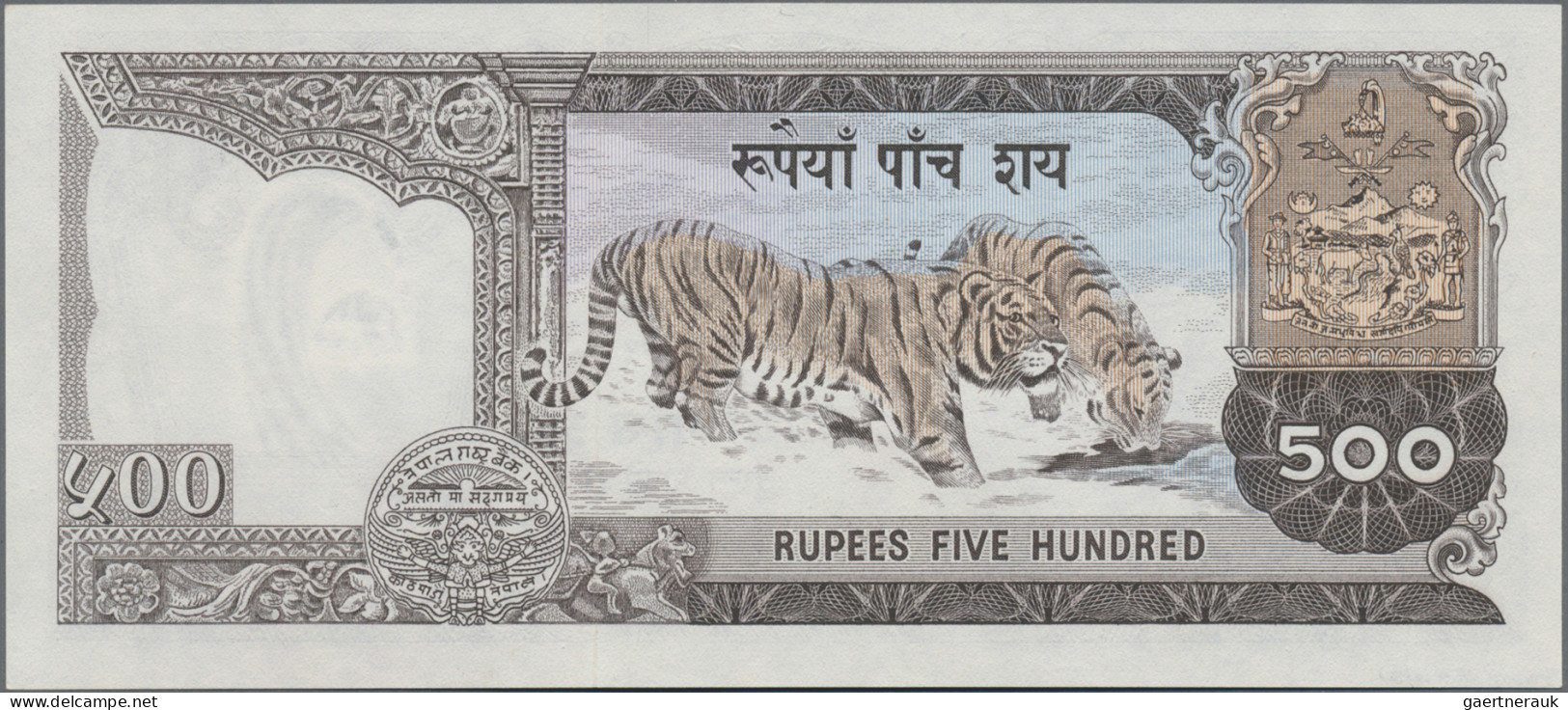 Nepal: Nepal Rastra Bank, 500 Rupees ND(1979-84) With Signature: Kalyan Bikram A - Népal