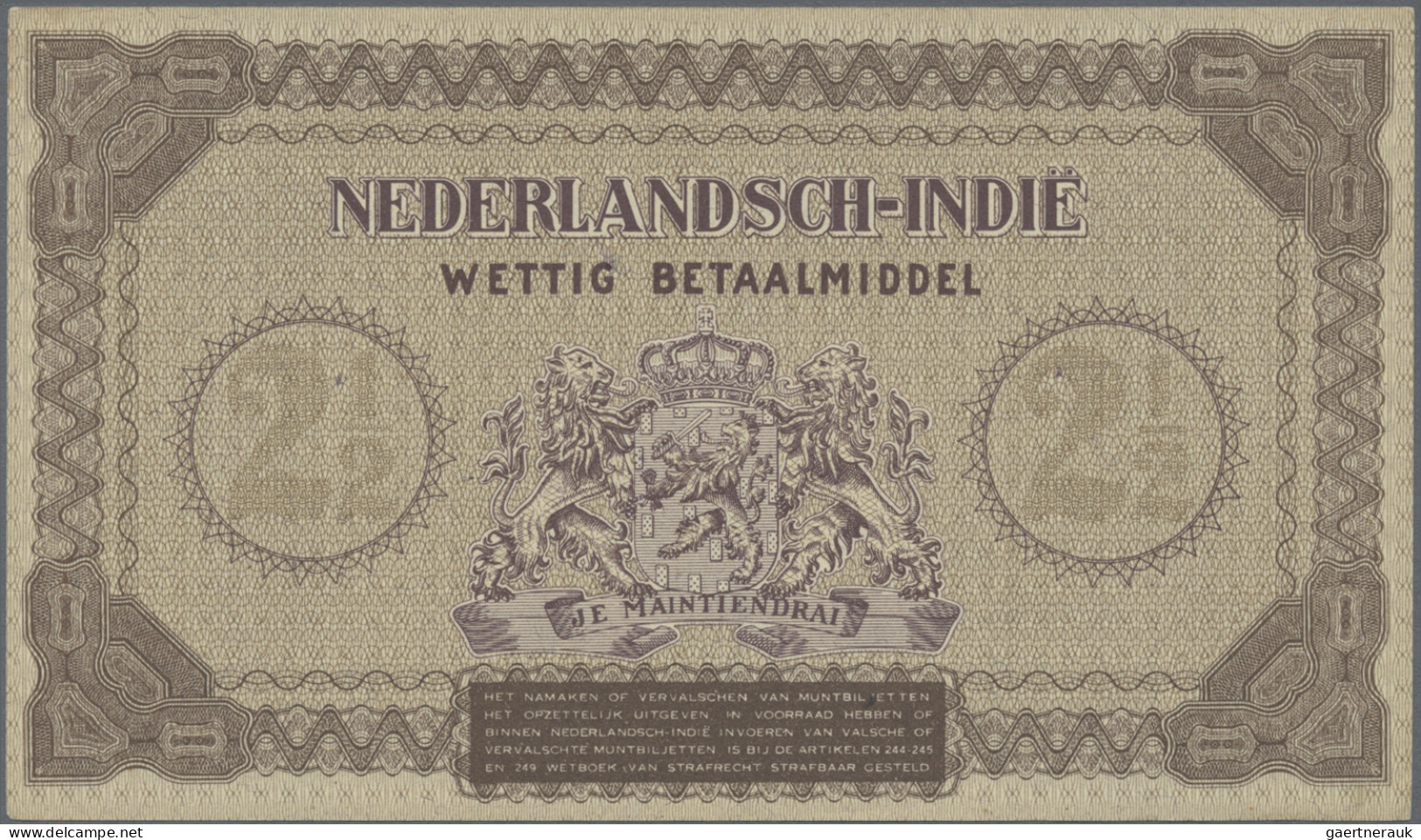 Netherlands Indies: Ministry Of Finance / Javasche Bank, Nice Set With 5 Banknot - Indes Néerlandaises