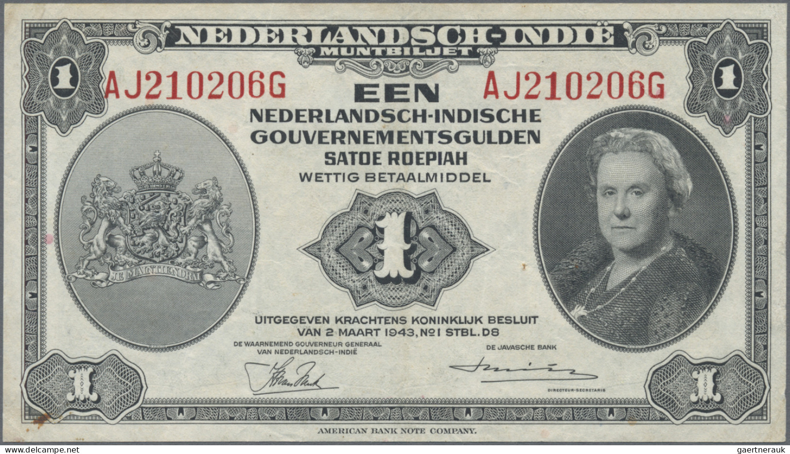 Netherlands Indies: Ministry Of Finance / Javasche Bank, Nice Set With 5 Banknot - Dutch East Indies