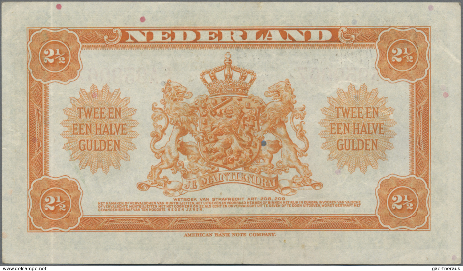 Netherlands: Kingdom Of The Netherlands And Minister Of Finance, Lot With 9 ZILV - Otros & Sin Clasificación