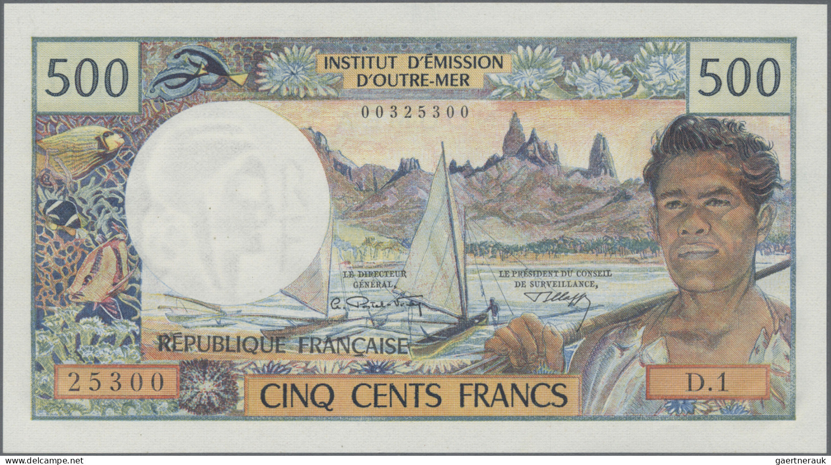 New Caledonia: Institut D'Émission D'Outre-Mer – NOUMEA, Pair With 100 Francs ND - Nouvelle-Calédonie 1873-1985