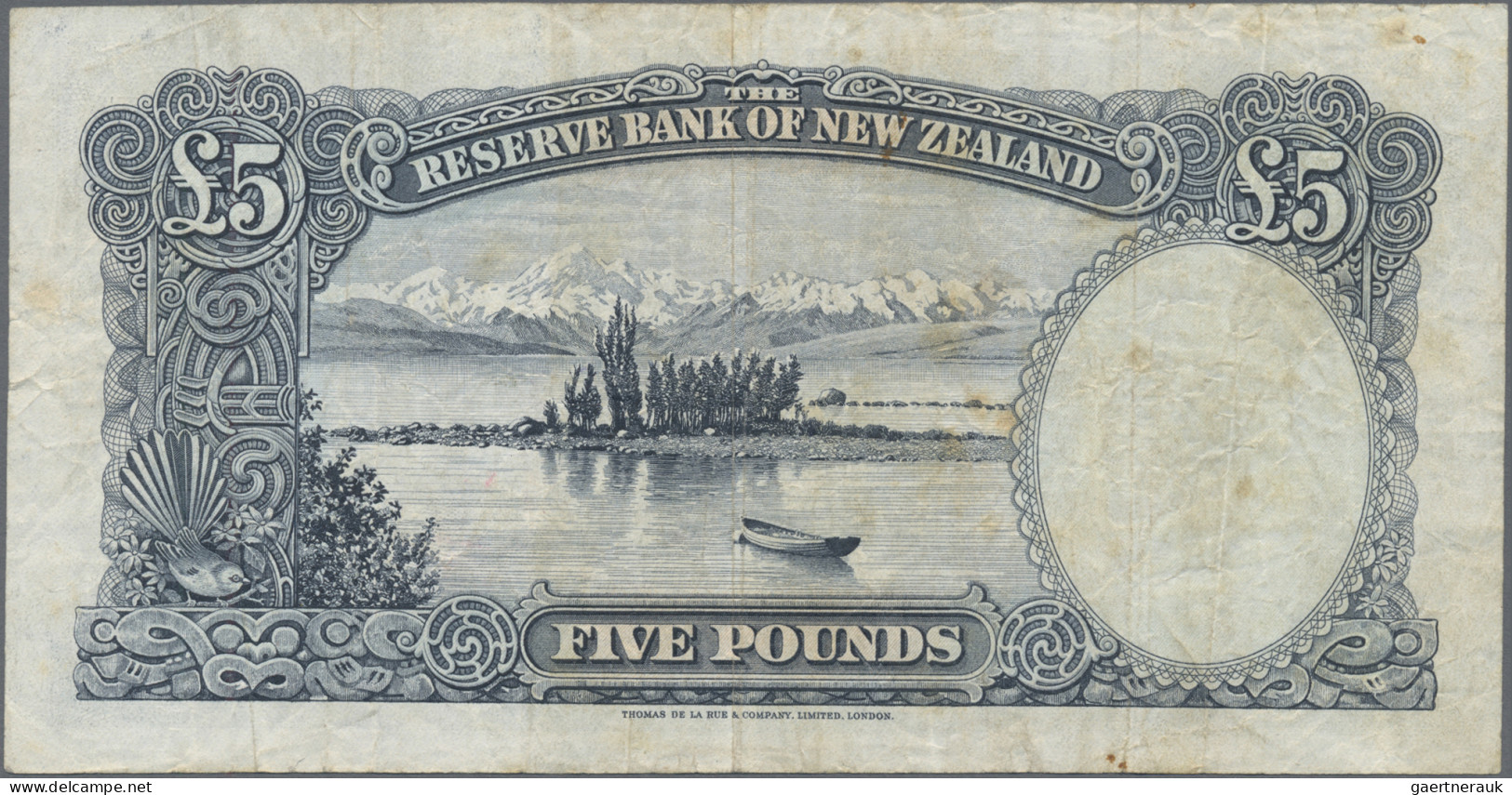 New Zealand: The Reserve Bank Of New Zealand, Lot With 4 Banknotes, Series ND(19 - New Zealand