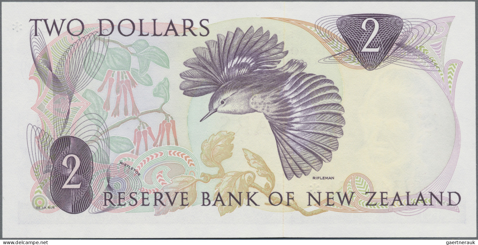 New Zealand: Reserve Bank Of New Zealand, Huge Lot With 10 Banknotes, Series ND( - Nieuw-Zeeland