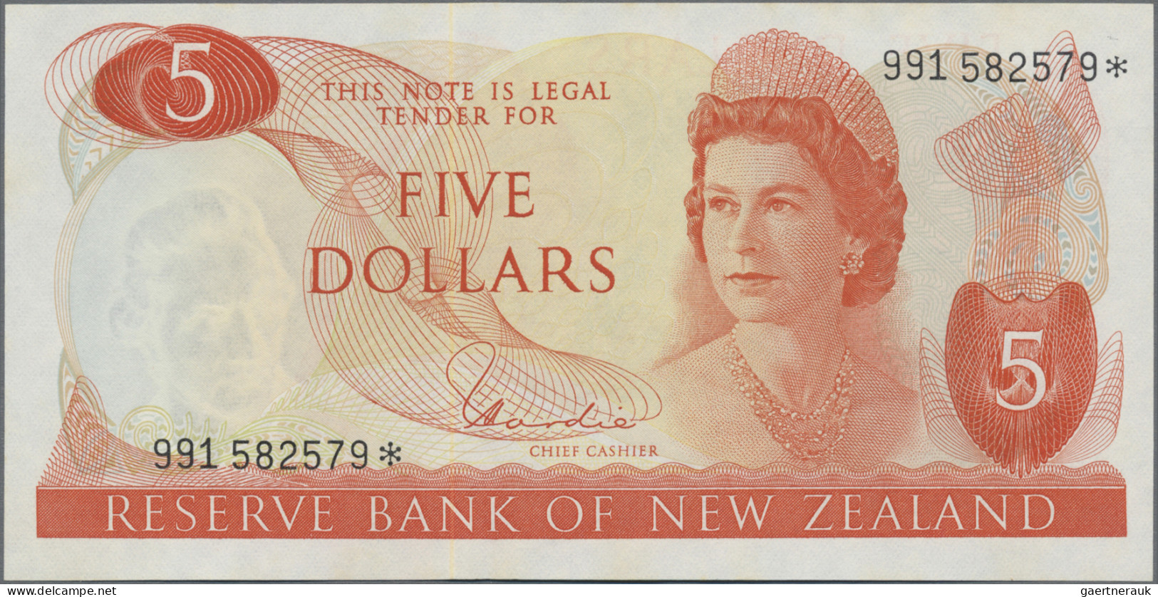 New Zealand: Reserve Bank Of New Zealand, Huge Lot With 10 Banknotes, Series ND( - Nueva Zelandía