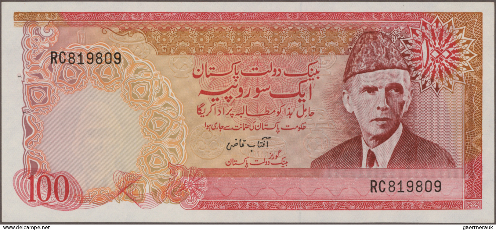Pakistan: Government And State Bank Of Pakistan, Lot With 49 Banknotes, Series 1 - Pakistán